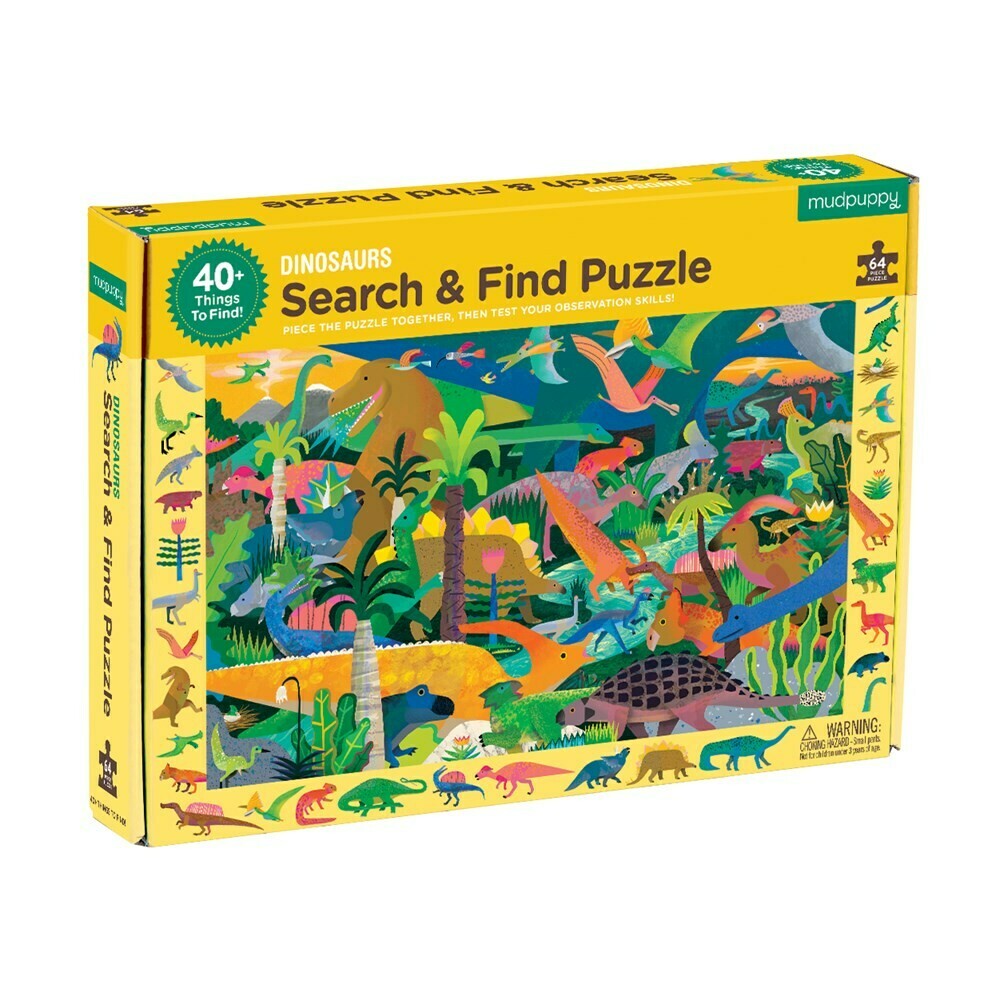 Dinosaur Search &amp; Find 64 pc Puzzle