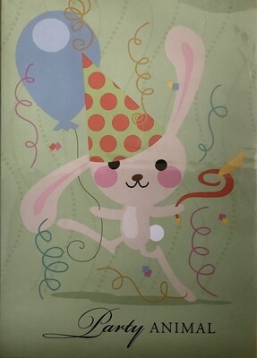 Party Bunny Birthday Card