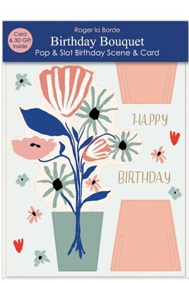 Bouquet Pop and Slot Card