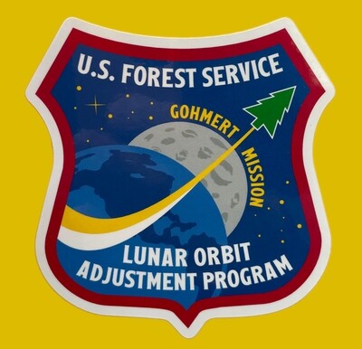 U.S. Forest Service Lunar Adjustment Sticker