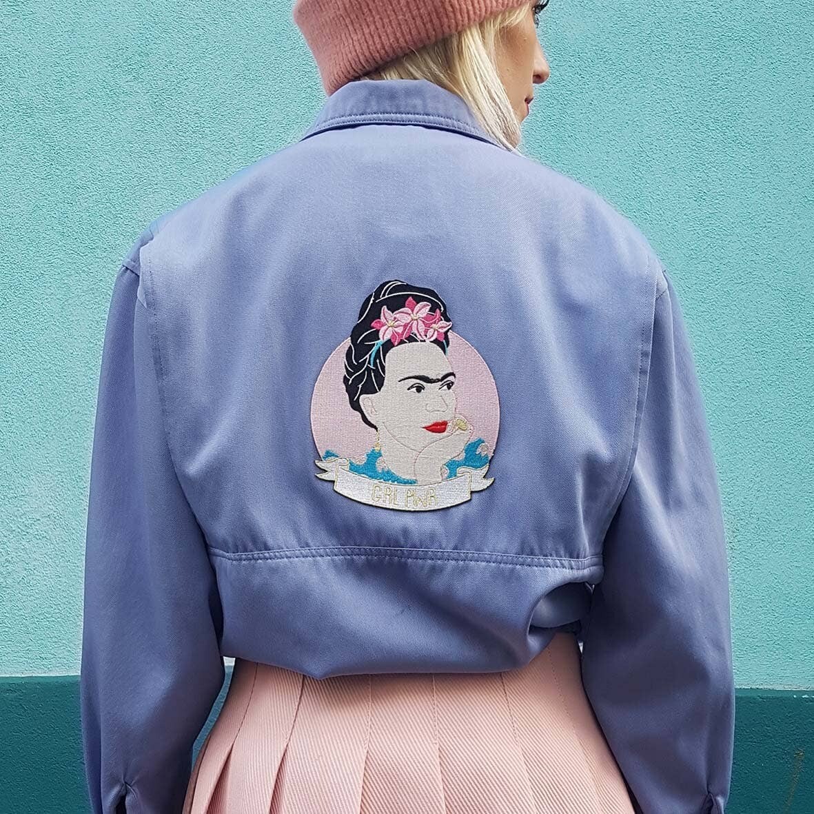 Frida Kahlo Iron-On Path Size XL