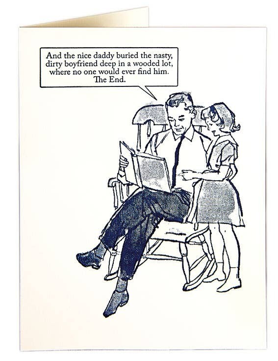 The Nice Daddy Letterpress Card