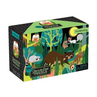 In the Forest, 100 pc glow in the dark puzzle