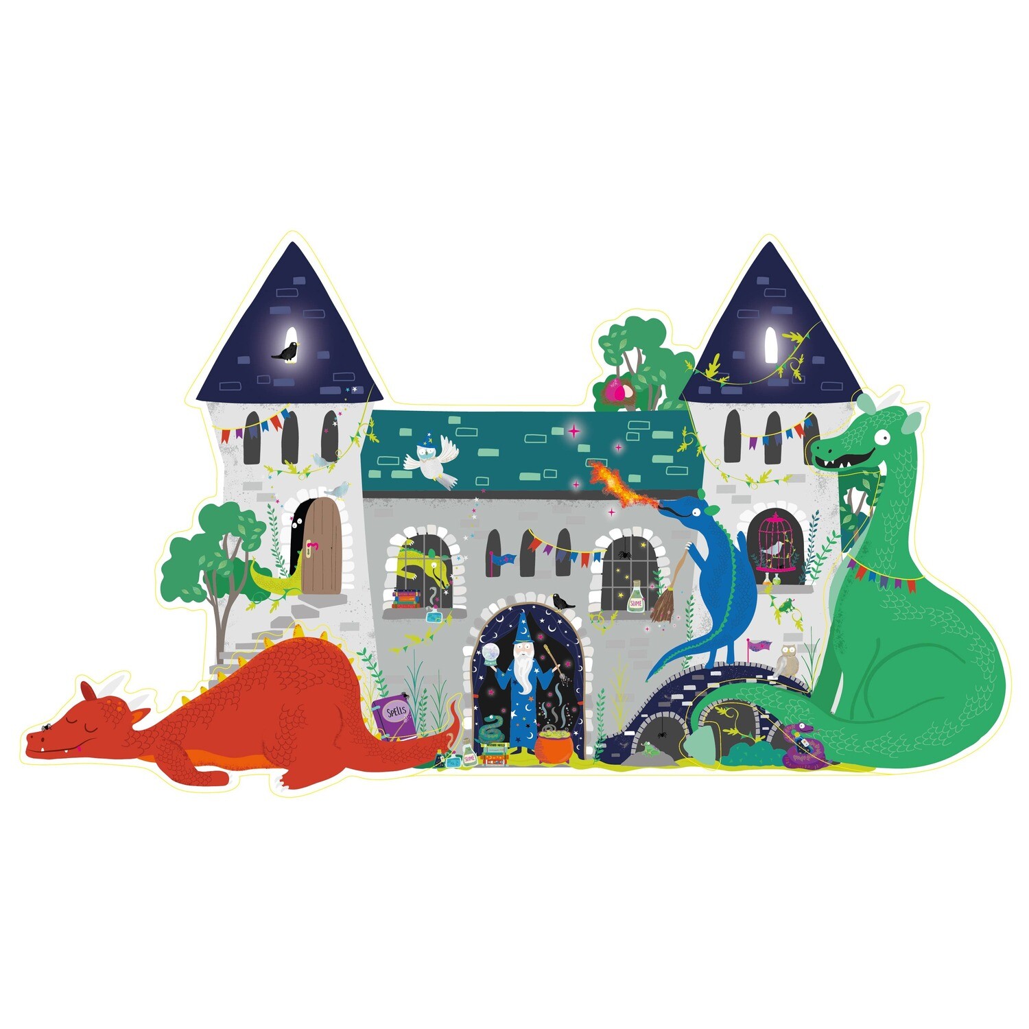 3 in 1 100 pc Spellbound Jigsaw Puzzle