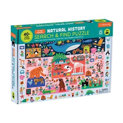 Natural History Search &amp; Find Puzzle, 64 pc.