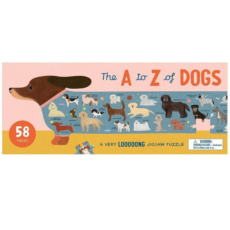 A to Z of Dogs Very Looooong Jigsaw Puzzle