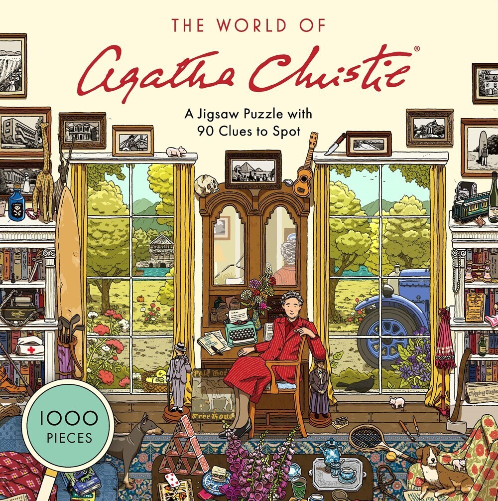 World of Agatha Christie 1000-Pc Jigsaw Puzzle