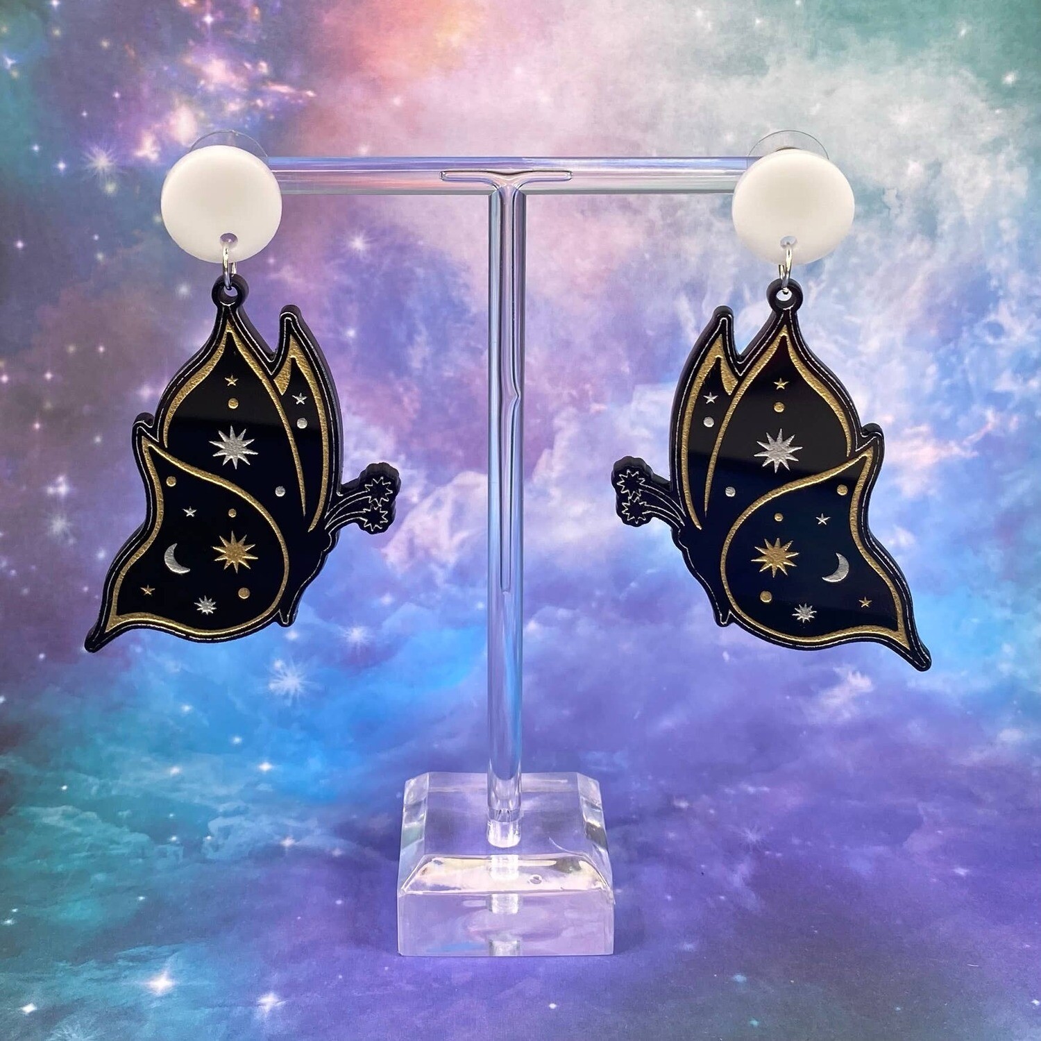 Night Butterfly Earrings