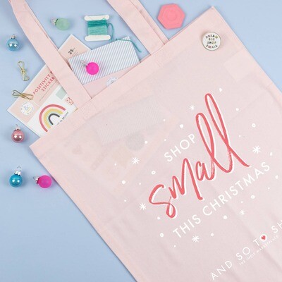 Shop Small This Christmas Tote Bag