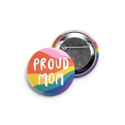 Proud Mom-LBGT button