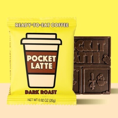 Pocket Latte Dark Roast Coffee Chocolate Bar
