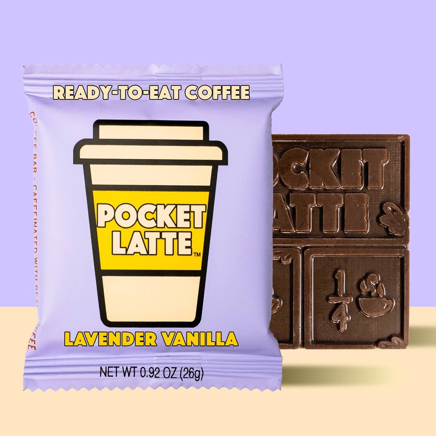 Pocket Latte Lavender Vanilla Chocolate Bar