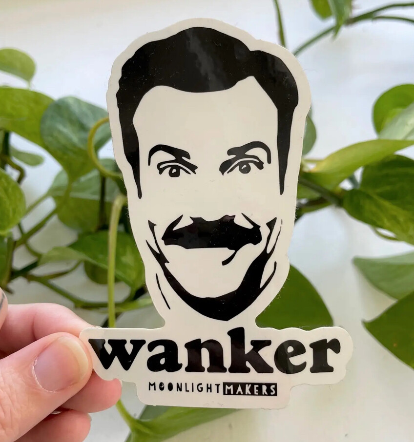 Wanker Sticker