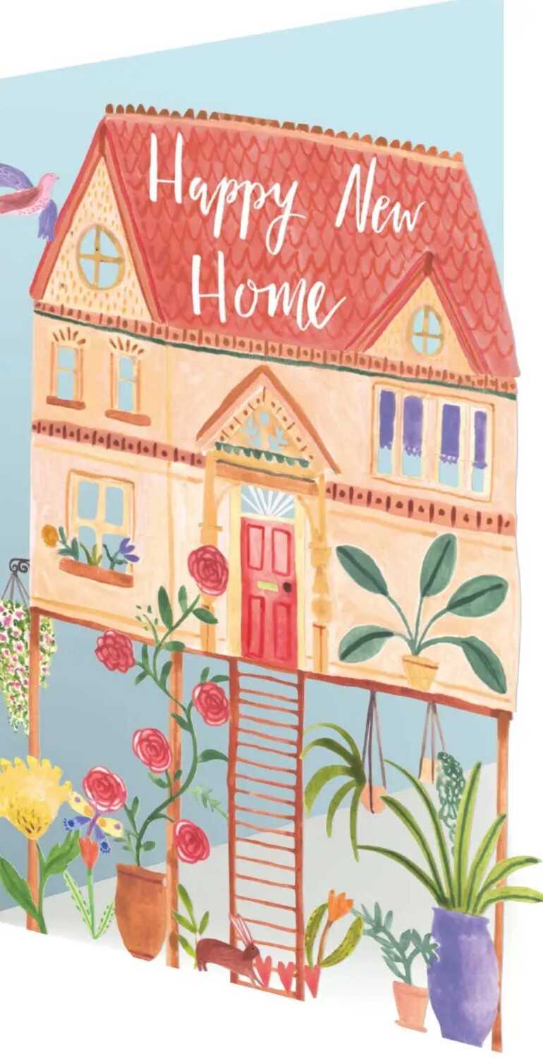 Happy New Home Lasercut Card