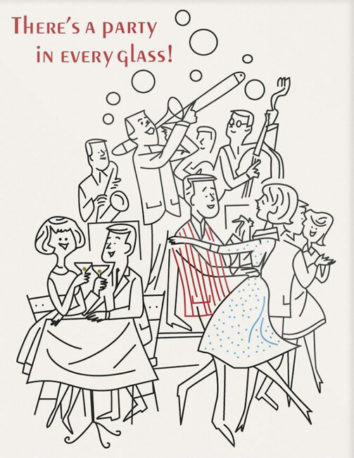 There’s a Party in Every Glass Magnet