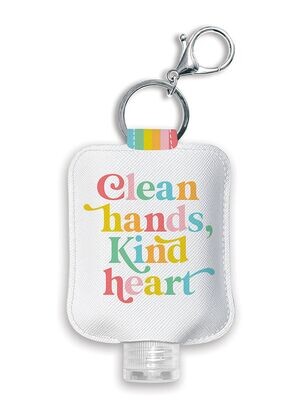 Clean Hands Kind Hearts Hand Sanitizer Holder
