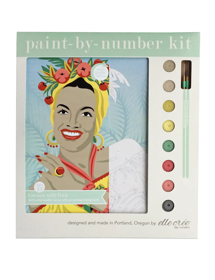 Carmen with Fruit PaintbyNumber Kit