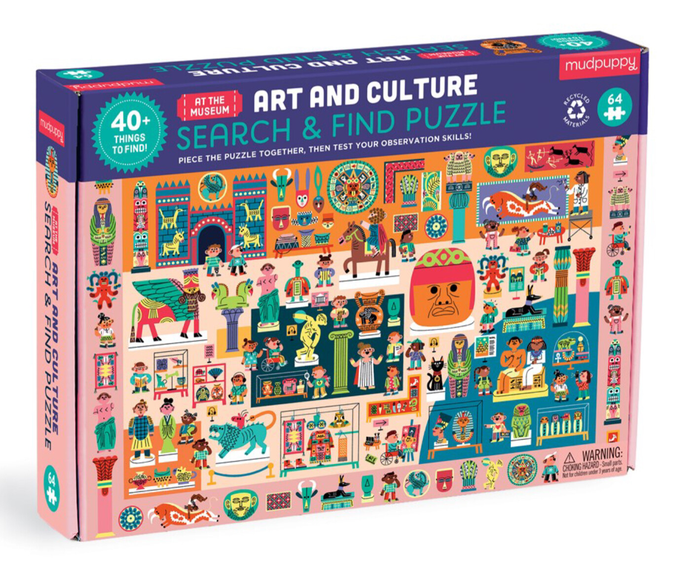 Art and Culture Search & Find 64 pc Puzzle