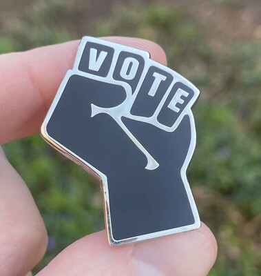 Power Of Voting Pin 