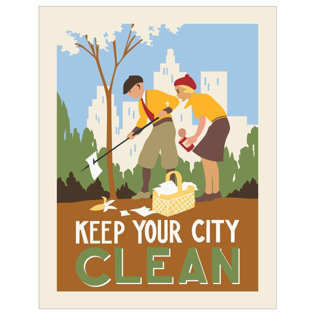 Keep Your City Clean Magnet