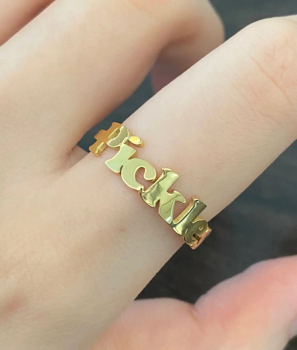 Pickles Dainty Ring Gold 