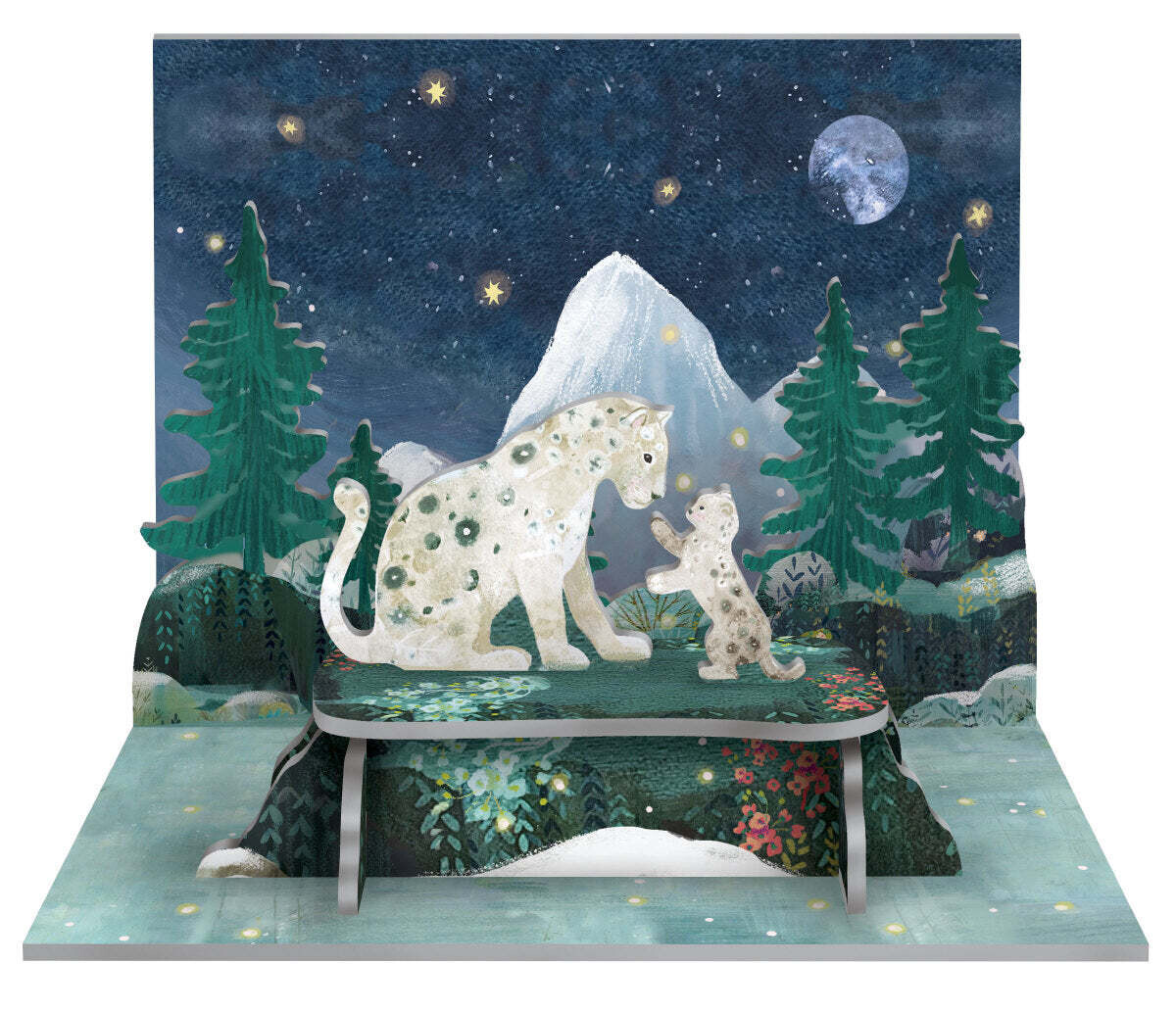 Winter Diorama - Snow Leopards 
