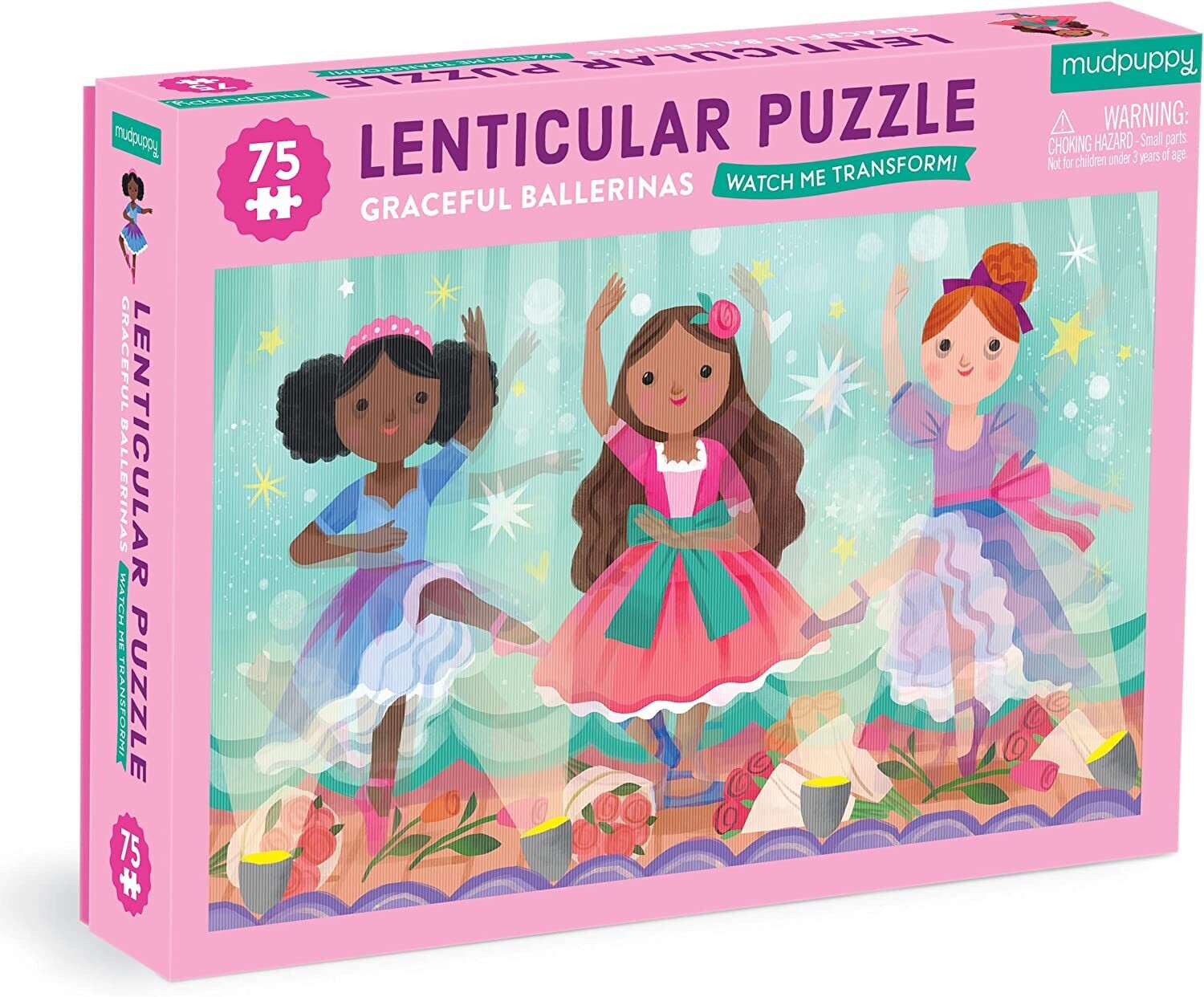 Graceful Ballerinas 75-piece Lenticular Puzzle