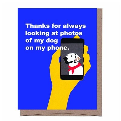 Dog Photos Greeting Card