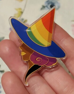 Gay Pride Witches - Gay Pin