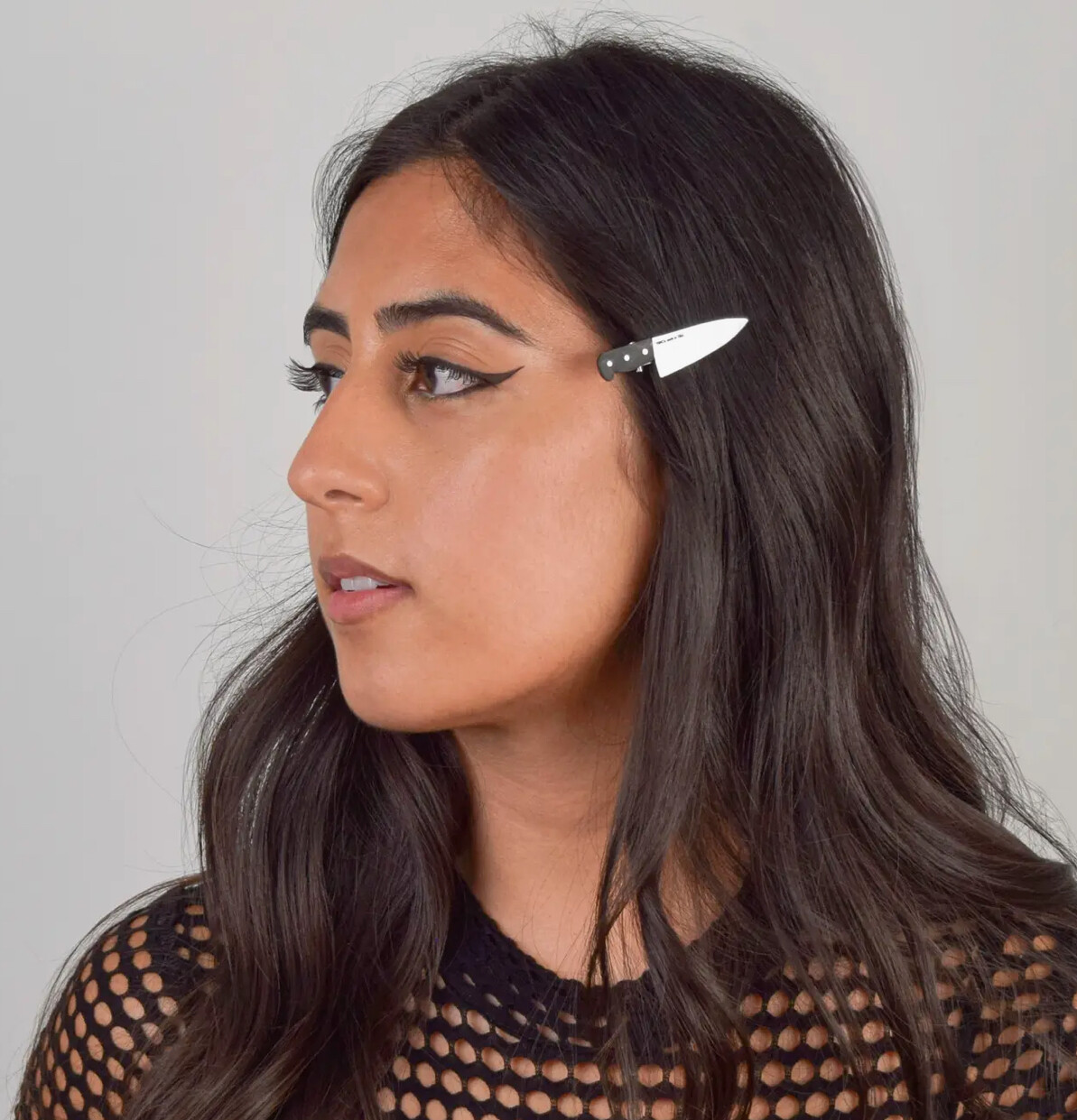 Mini Knife Hair Clip - Left Side!