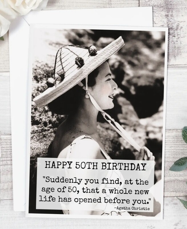 Card, Happy 50th