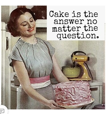Magnet, cake is the answer