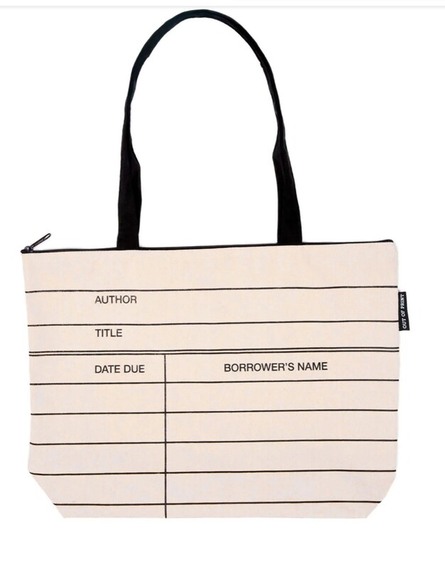 Market Tote Library Card