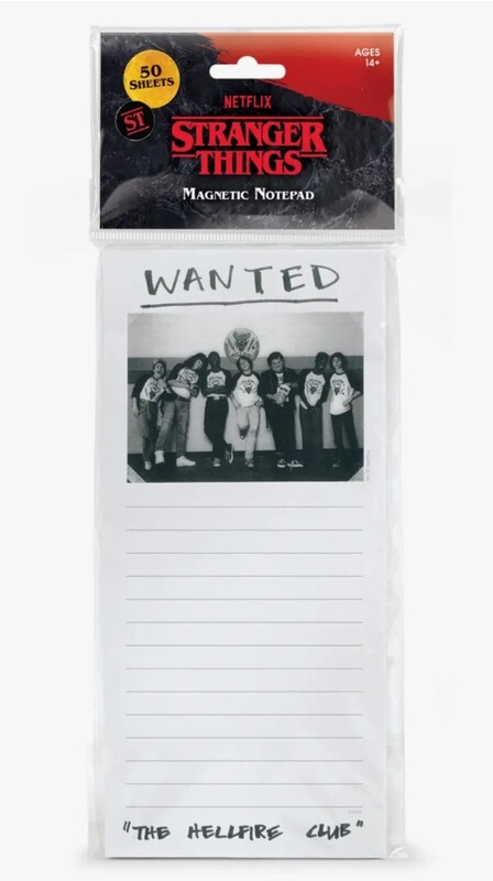 &quot;Wanted&quot; HFC Notepad (Stranger Things) 