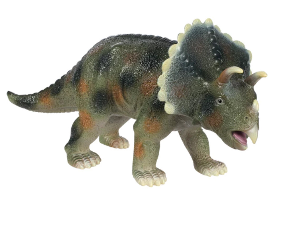 Soft Dinosaur Triceratops 9&quot;