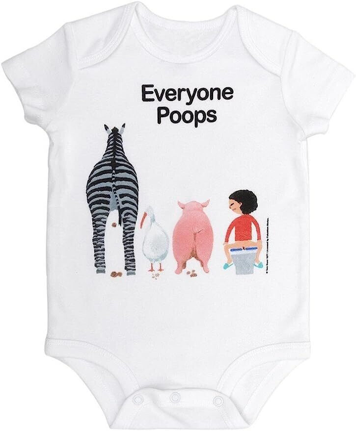 Everyone Poops Baby Bodysuit