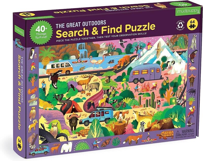 Great Outdoors Find &amp; Search Puzzle