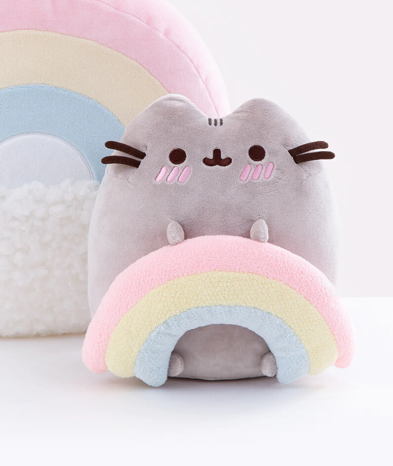 Pusheen with Rainbow 9.5"