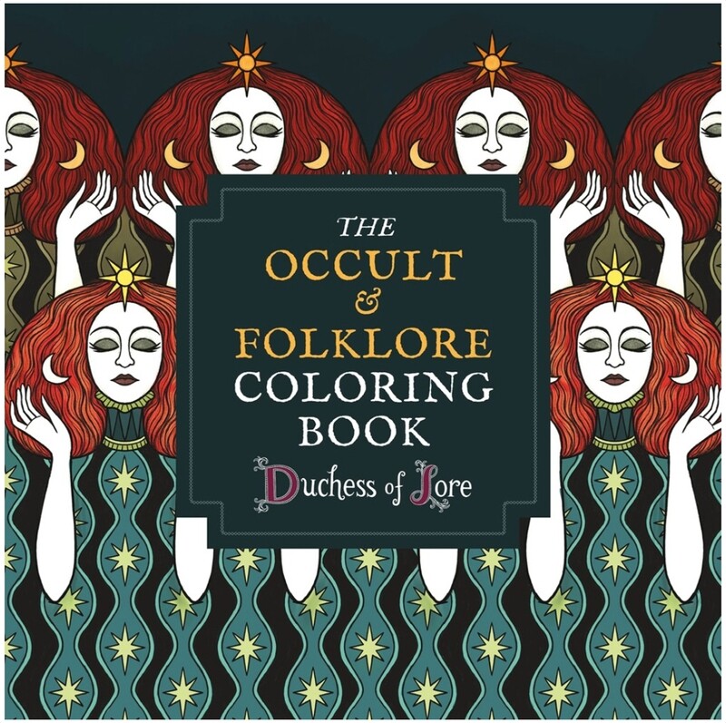Occult &amp; Folklore Coloring Book