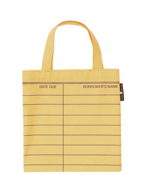 Library Card (Yellow) Kid&#39;s Tote Bag