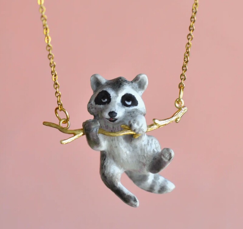 Raccoon Necklace