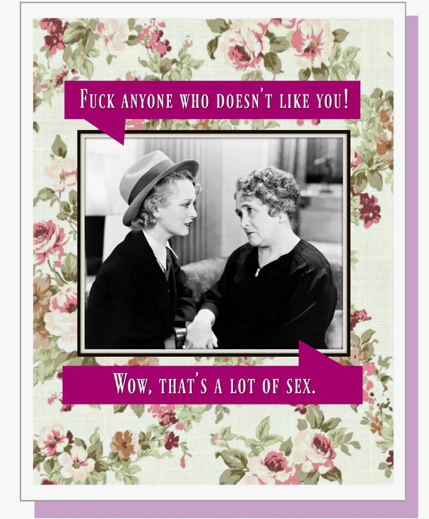 A Lot of Sex Card