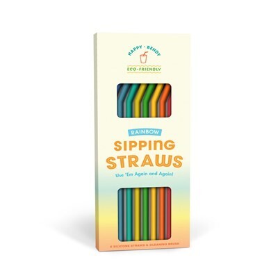 Rainbow Sipping Straws