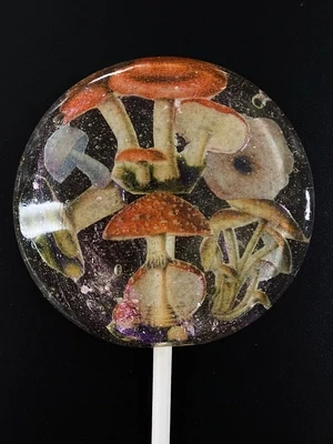 Mushroom Dream Apple Flavor Lollipop