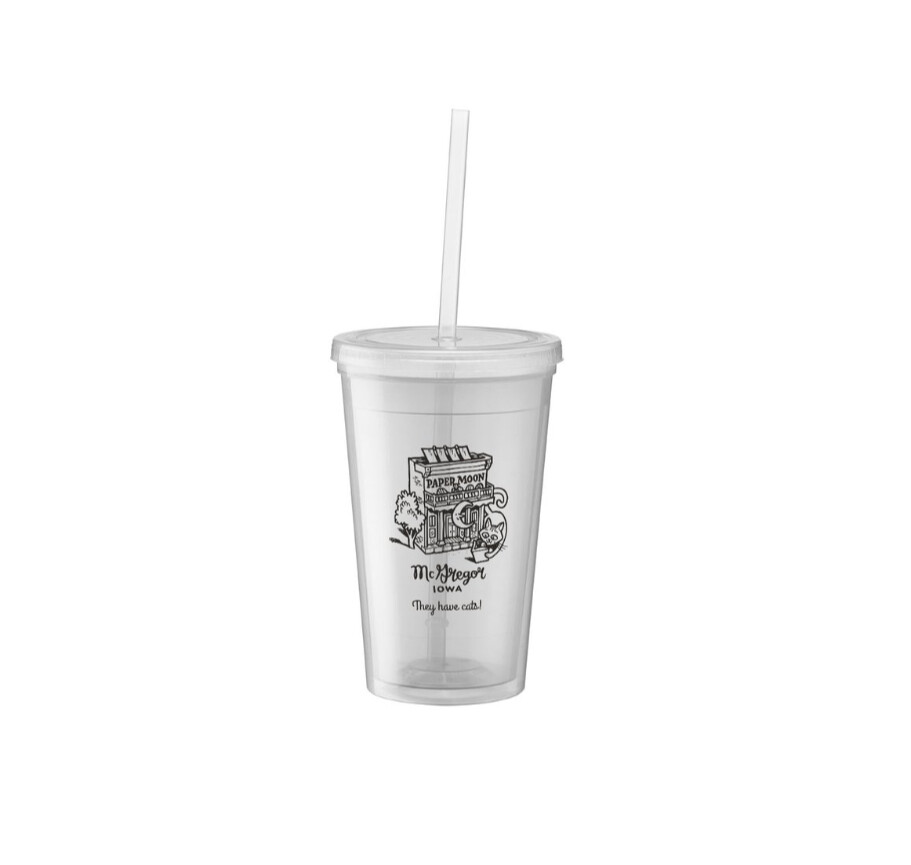 Paper Moon 16 oz. Double Wall Tumbler