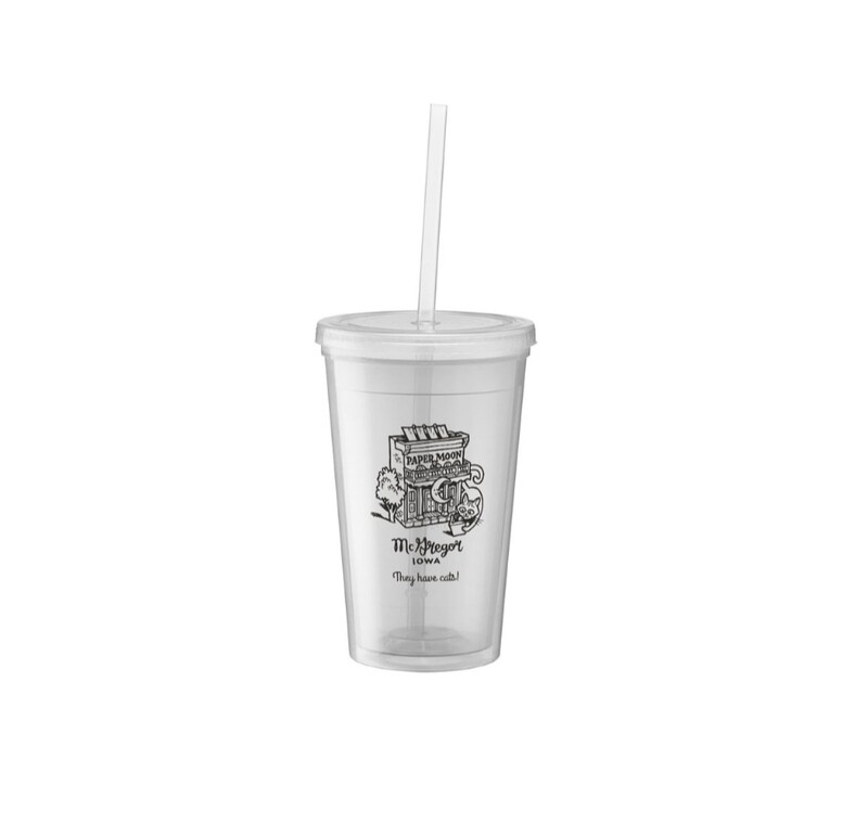 Paper Moon 16 oz. Double Wall Tumbler