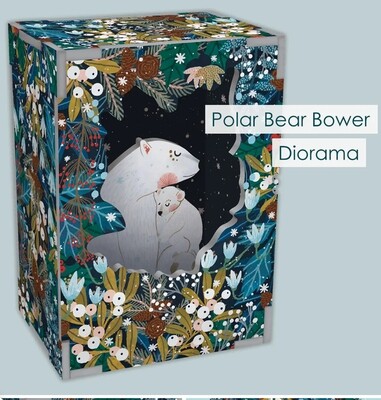 Polar Bear Bower Diorama Pop & Slot Diorama