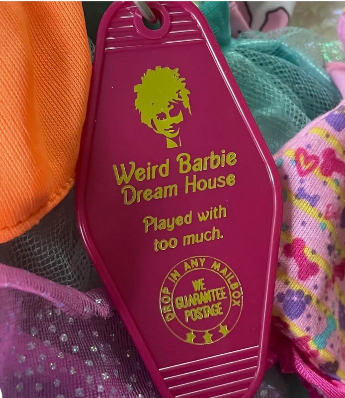 Motel Key Fob - Weird Barbie Dream House