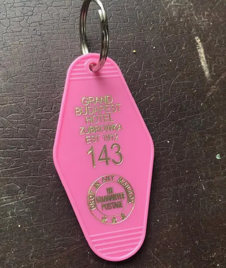 Motel Key Fob - Grand Budapest Hotel 