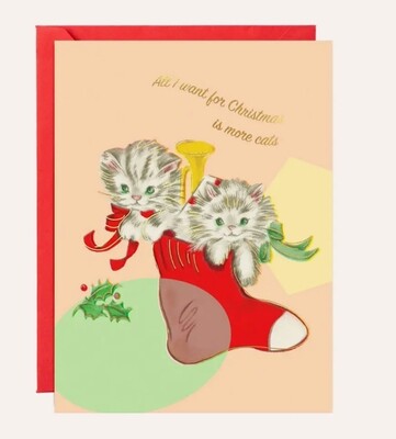 Christmas Cats Christmas Card
